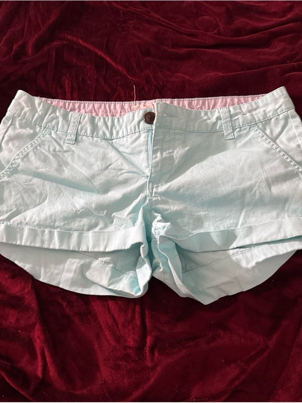 SO Light Blue Cotton Shorts - Casual Women's Bermuda Style